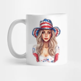 4th of July Girl #1 Mug